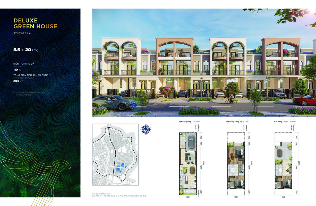 mẫu nhà phoenix north đảo phượng hoàng aqua city