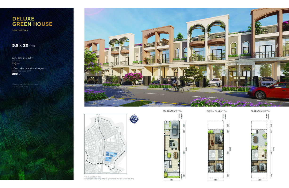 mẫu nhà phoenix north đảo phượng hoàng aqua city