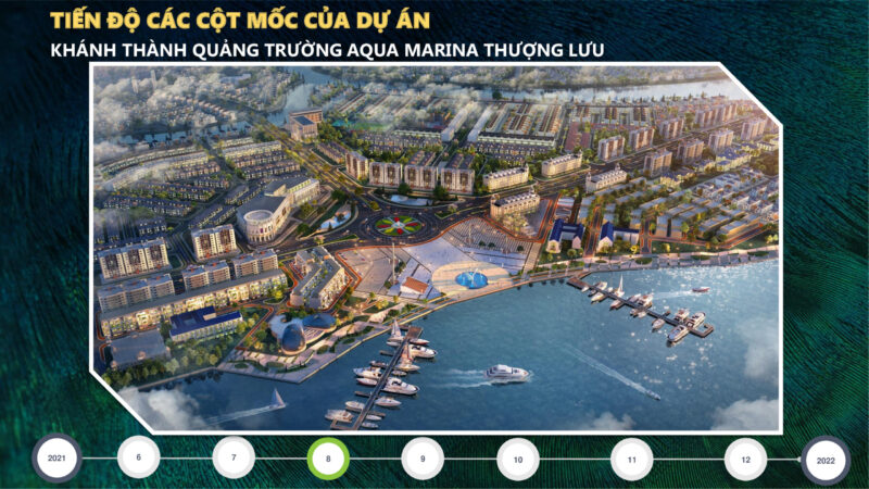 đưua vào hoạt động bến tàu aqua marina