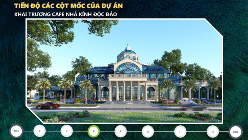 khai trương cafe nhà kính độc đáo tháng 8/2021 aqua city