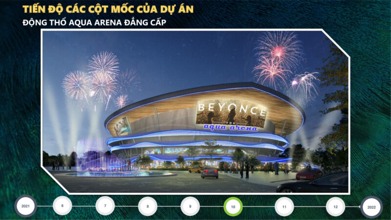 động thổ aqua arena tháng 10/2021