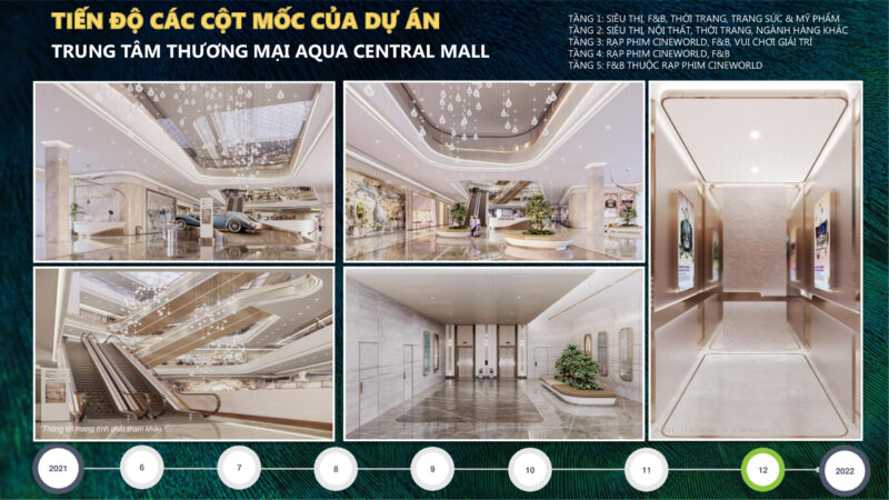 khánh thành aqua centrall mall tháng 12/2021