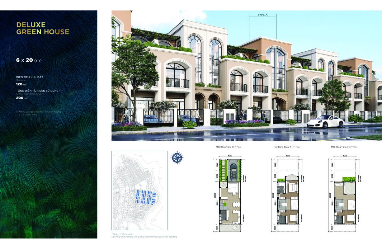 mẫu nhà phoenix north đảo phượng hoàng aqua city