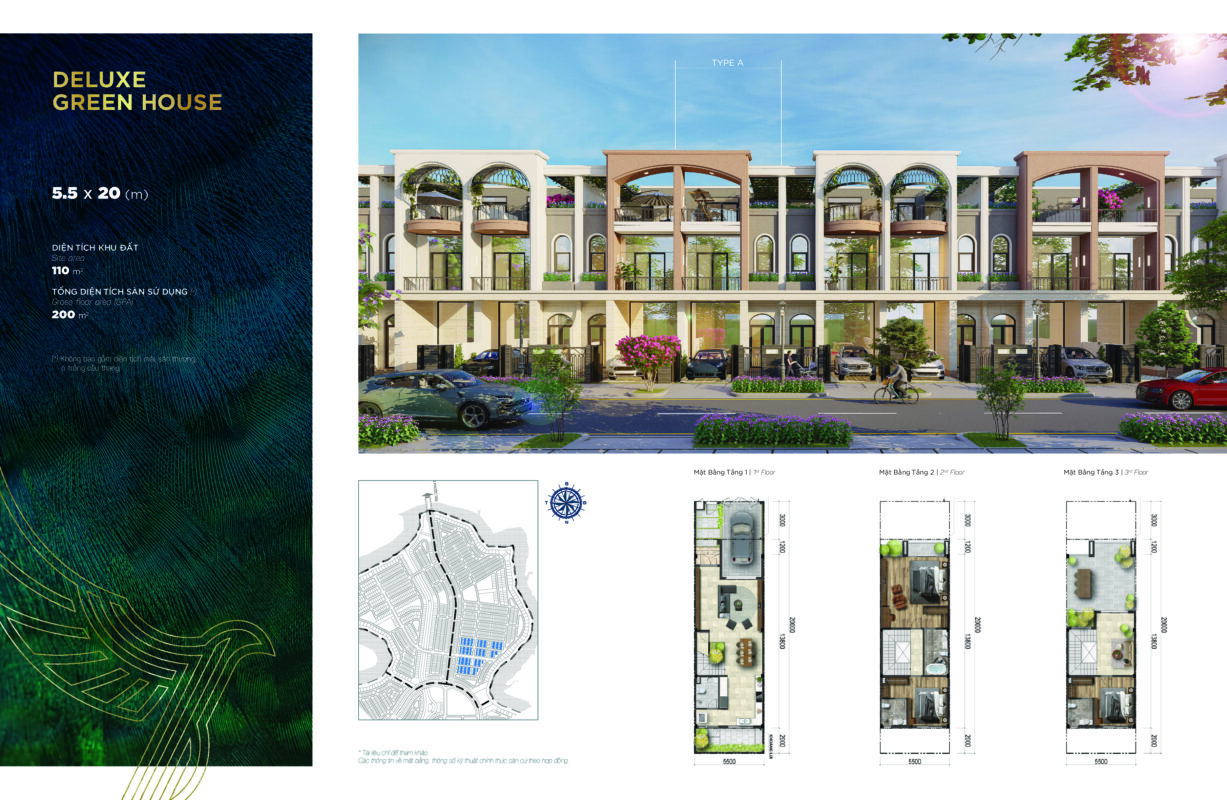 mẫu nhà phoenix north đảo phượng hoàng aqua city