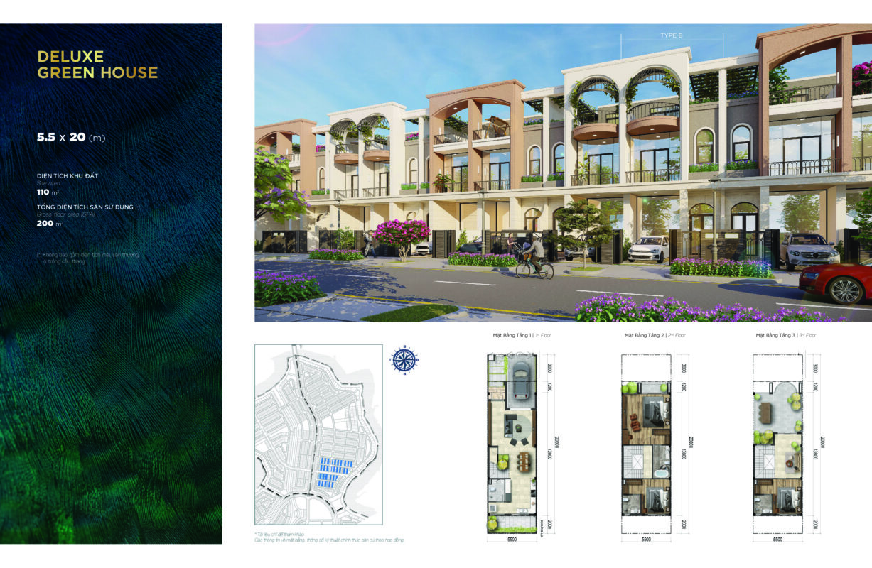 mẫu nhà phoenix north đảo phượng hoàng aqua city