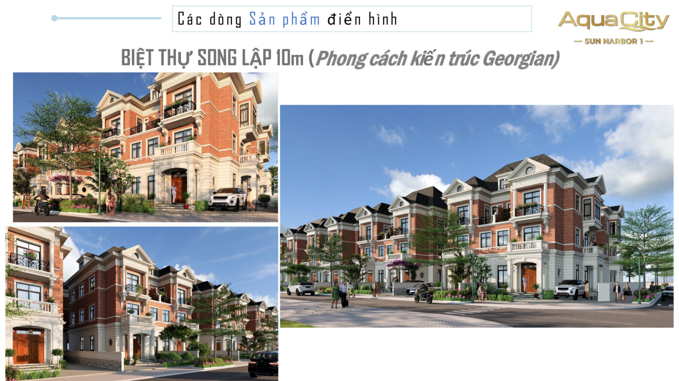 biệt thự sun harbor 1 aqua city