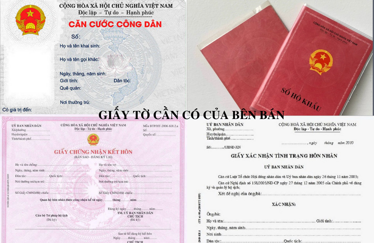 Giấy tờ cần chuẩn bị của bên bán