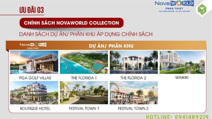 Chính sách Novaworld Colection Phan Thiết