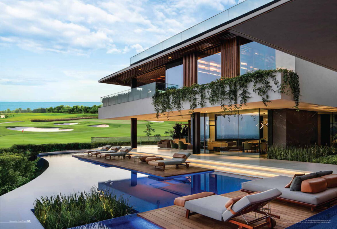 Mẫu nhà pga villas golf novaworld phan thiết
