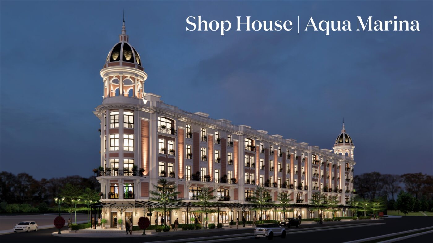 Tiện ích shophouse dự án aqua city của novaland