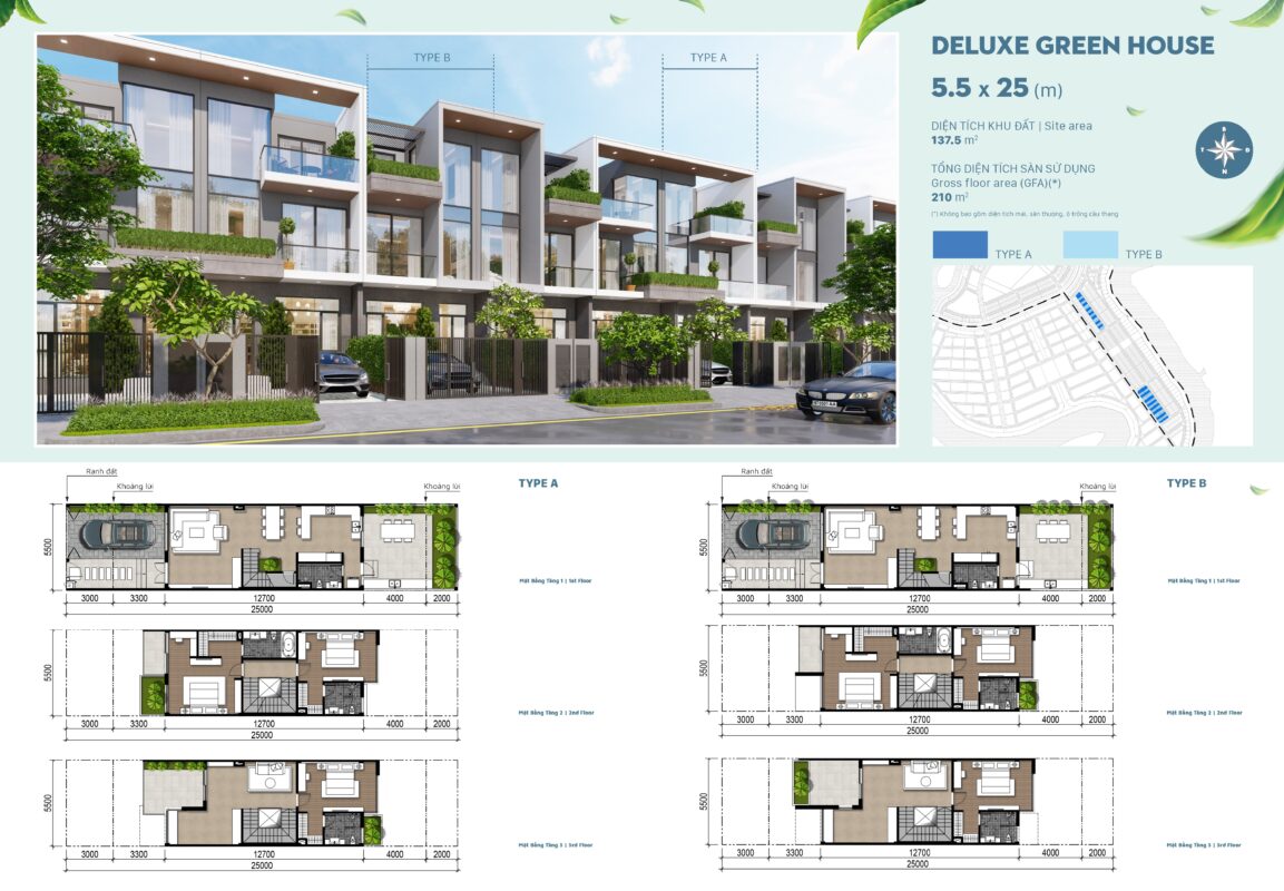 mẫu nhà phoenix central đảo phượng hoàng aqua city