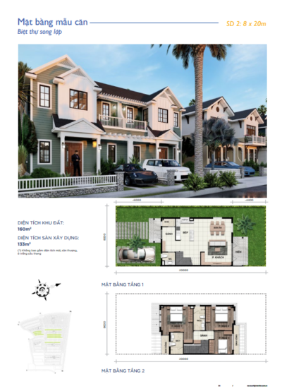 biệt thự song lập 8x20 khu florida 1 novaworld phan thiết