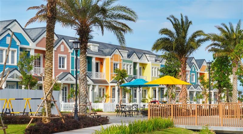 Nhà phố mẫu 6x20 dự án novaworld phan thiết