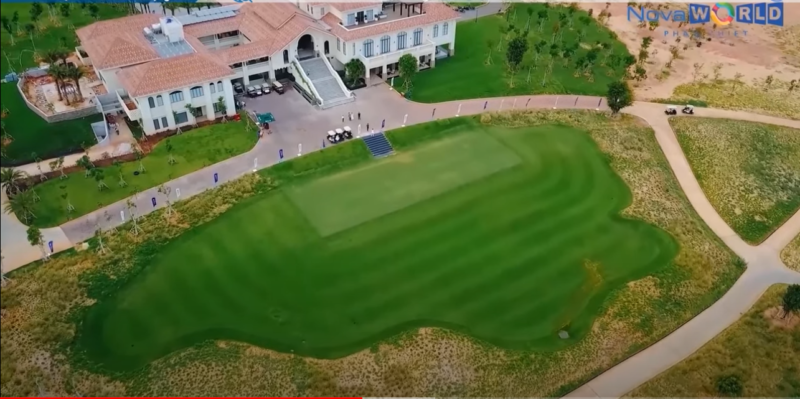 tiến độ sân PGA golf novaworld phan thiết