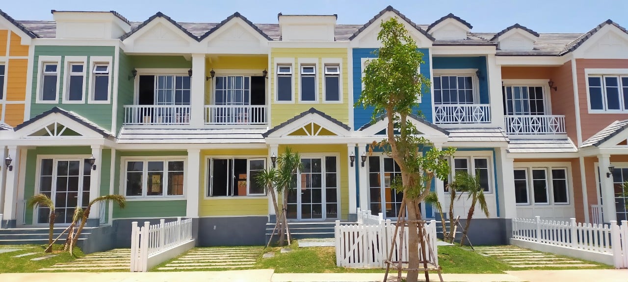 Nhà phố mẫu 6x20 dự án novaworld phan thiết