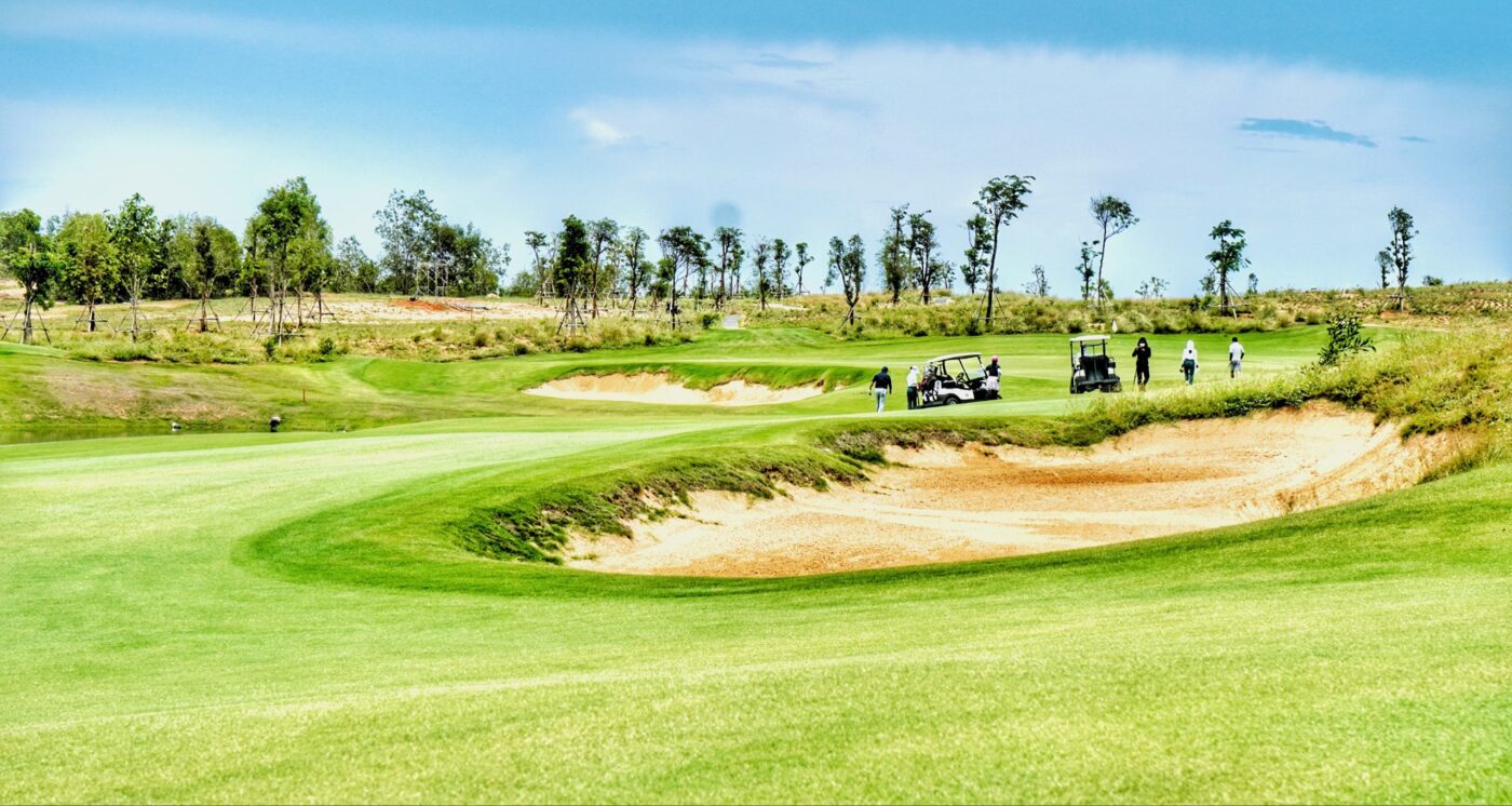 tiến độ sân PGA golf novaworld phan thiết