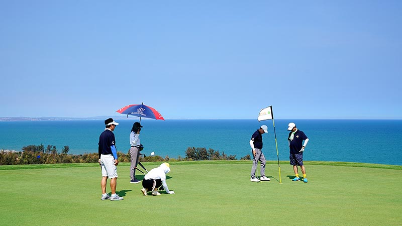 tiến độ sân PGA golf novaworld phan thiết