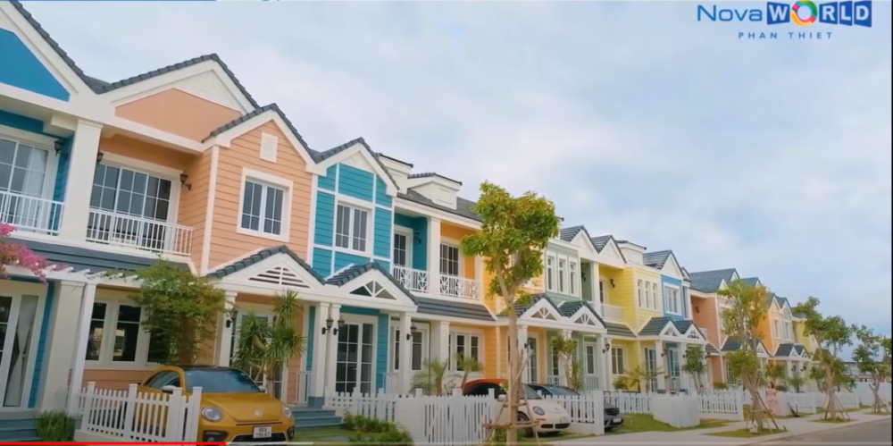 Nhà phố mẫu 6x20 dự án novaworld phan thiết
