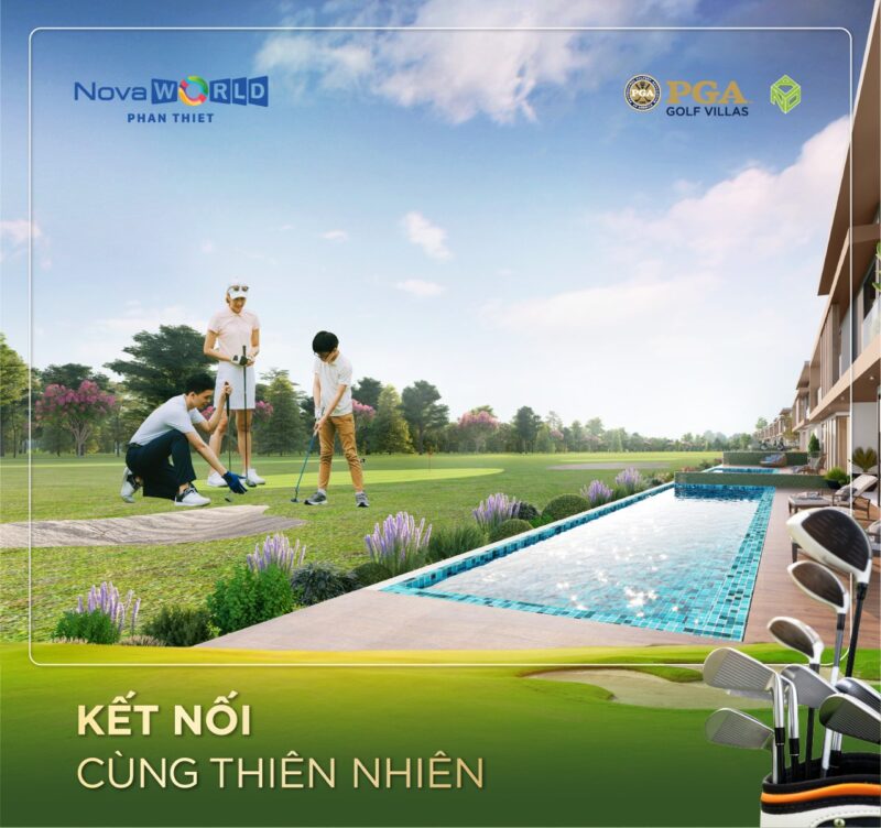 villas golf kết nối cùng thiên nhiên