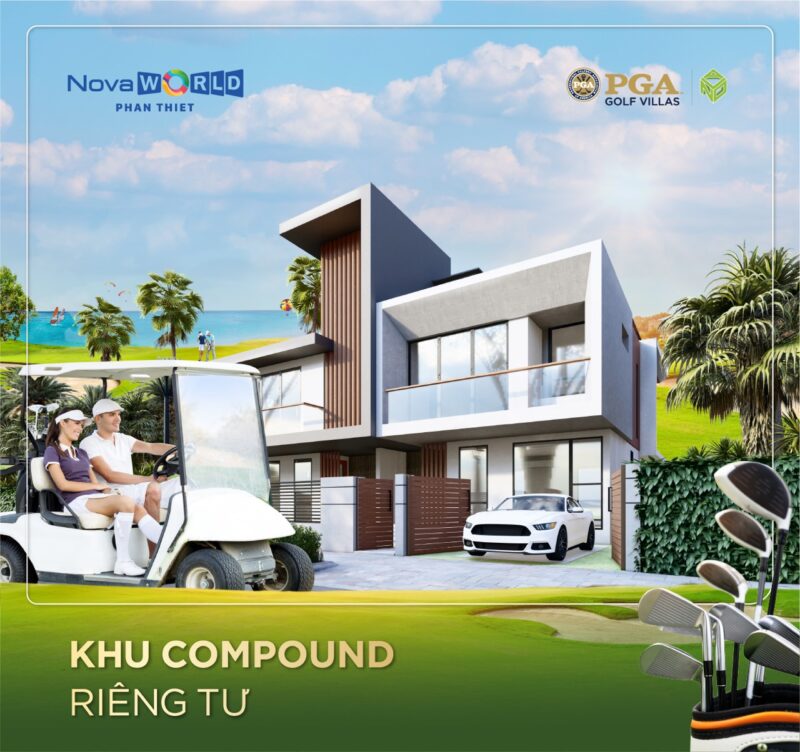 villas golf khu compound riêng tư