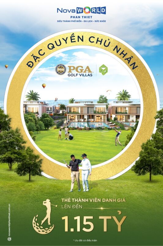 ưu đãi pga villa golf novaorld phan thiết