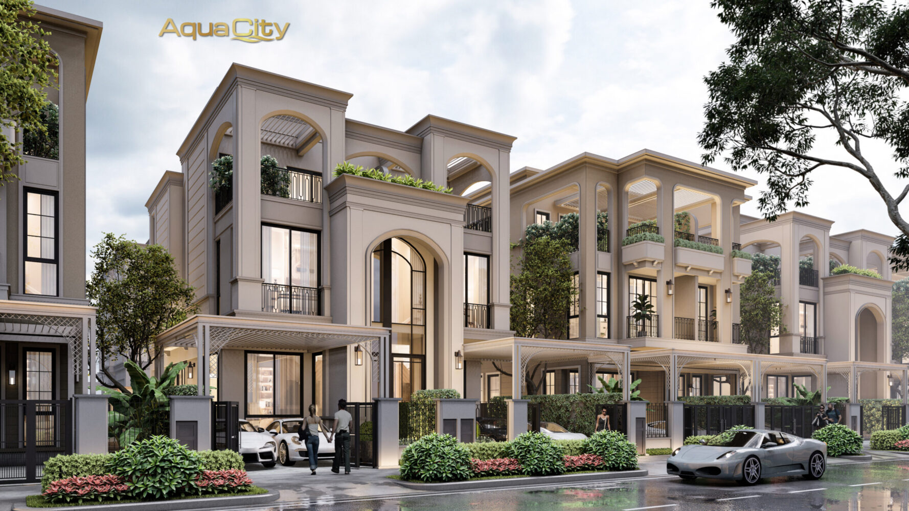mẫu nhà Biệt thự Đảo Phượng Hoàng 7x25 - Phoenix Central
