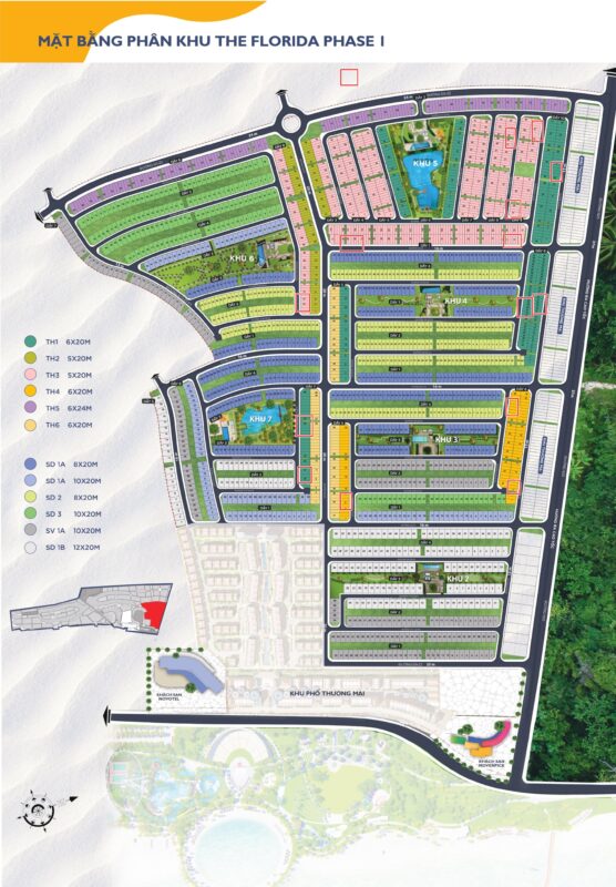 Vị trí rổ hàng chuyển nhượng nhà phố novaworld phan thiết