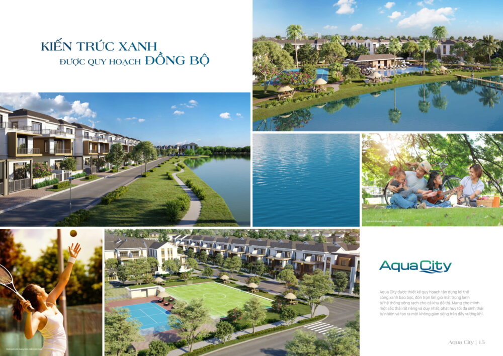 Tiện ích mảng xanh Phân khu The Suite - Sun Harbor 2 dự án aqua city của novaland