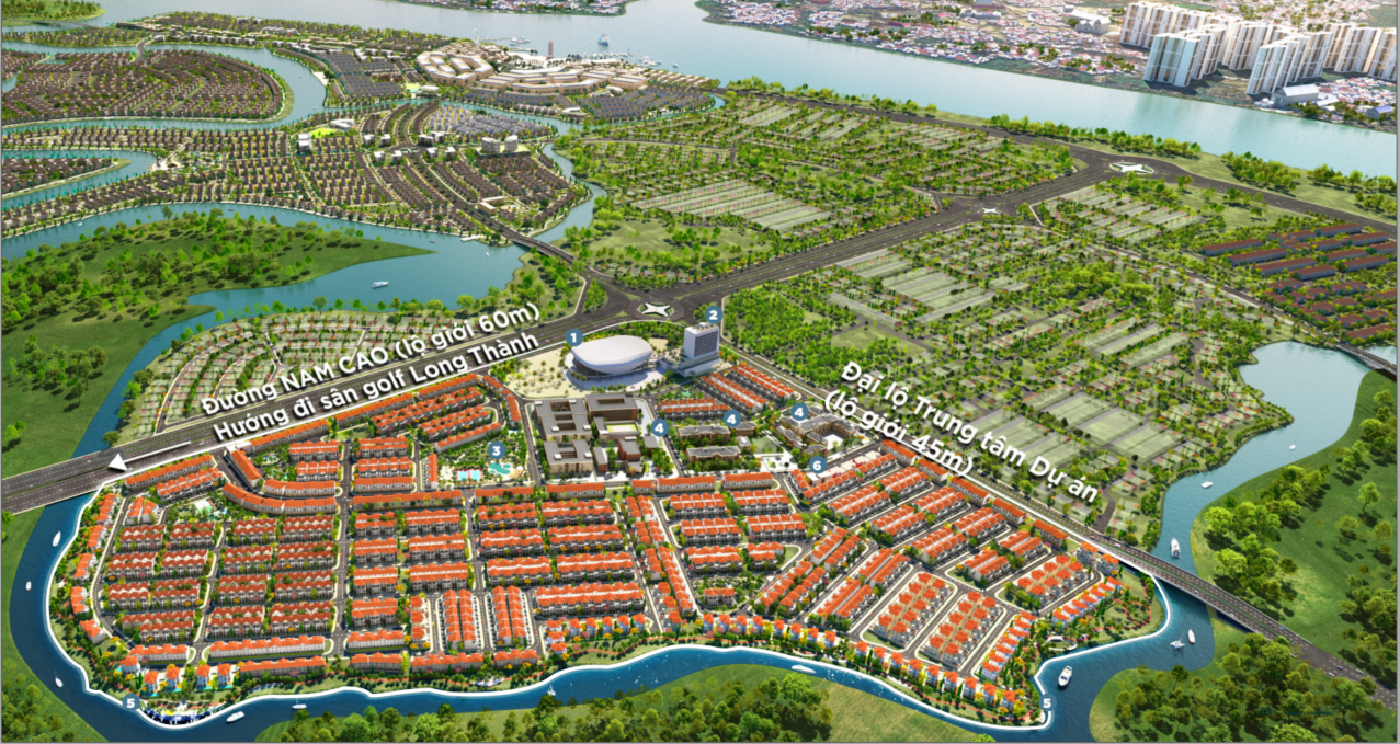 Tiện ích phân khu The Valencia - river park 2 aqua city