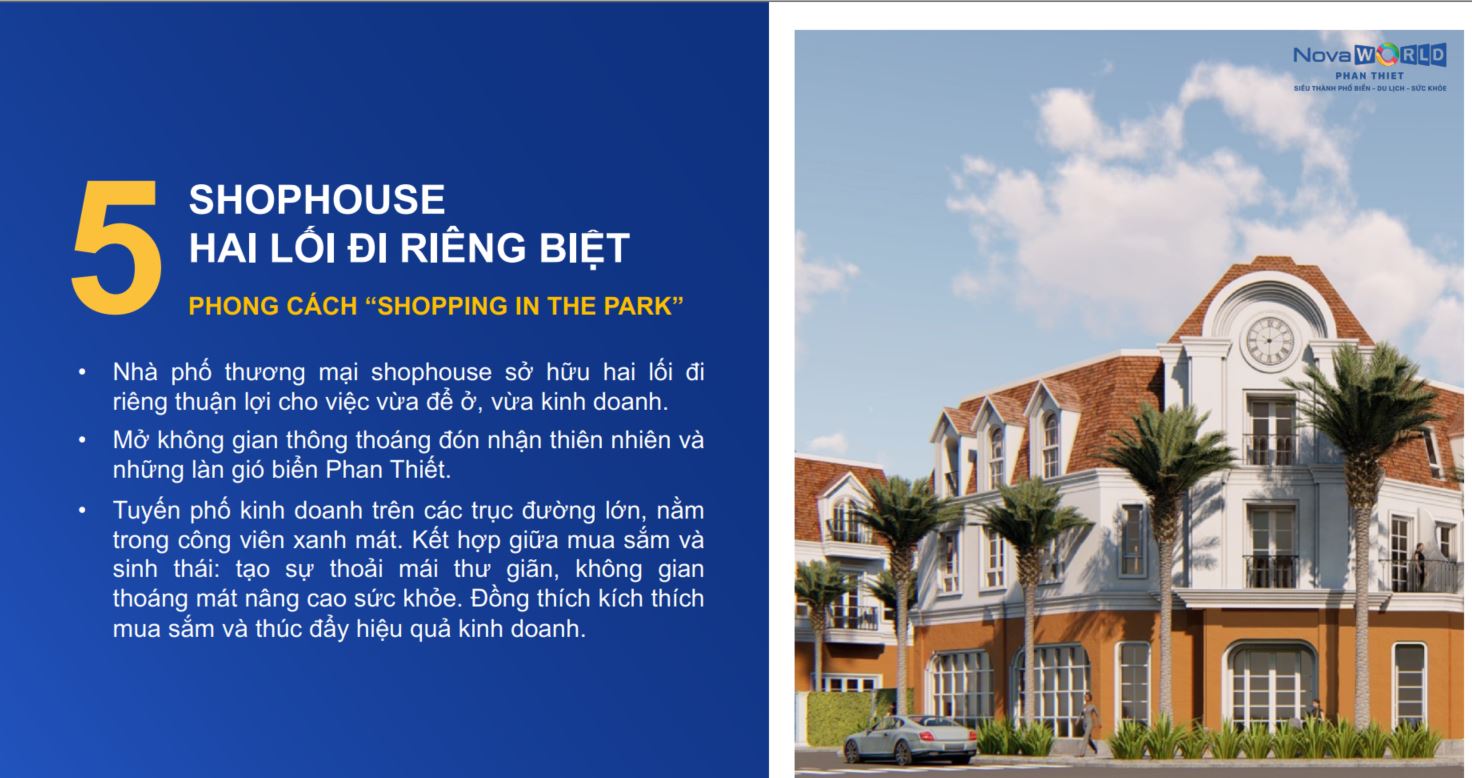 shophouse Ocean Residence Nova Phan Thiết