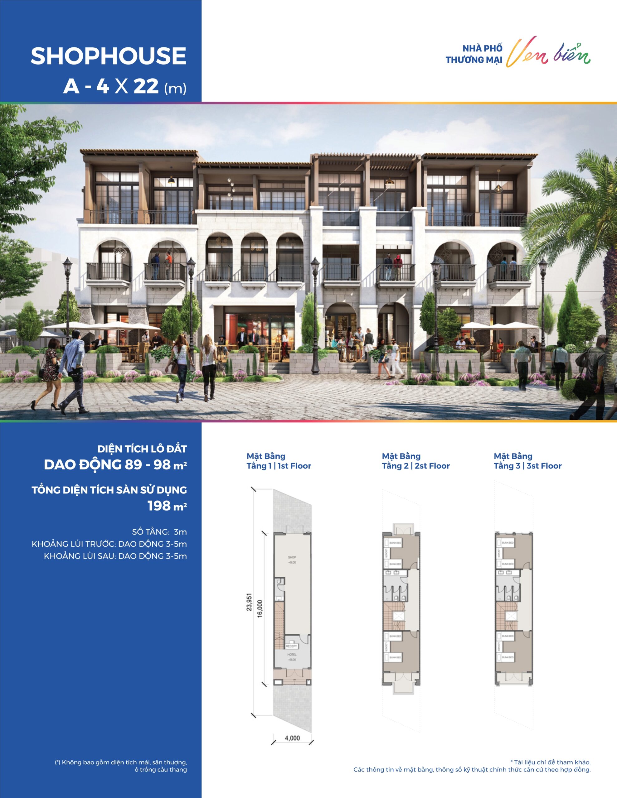 mẫu nhà Shophouse biển