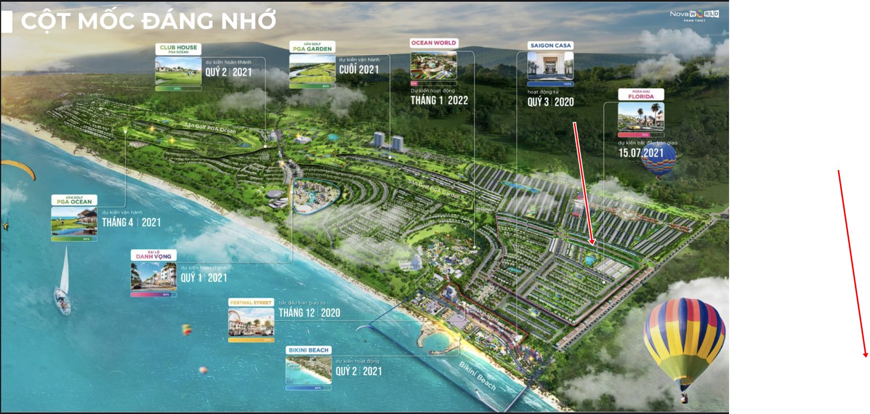 I.Vị trí căn Novaworld Phan Thiết Shophouse Florida 1 căn 1.5-2.50