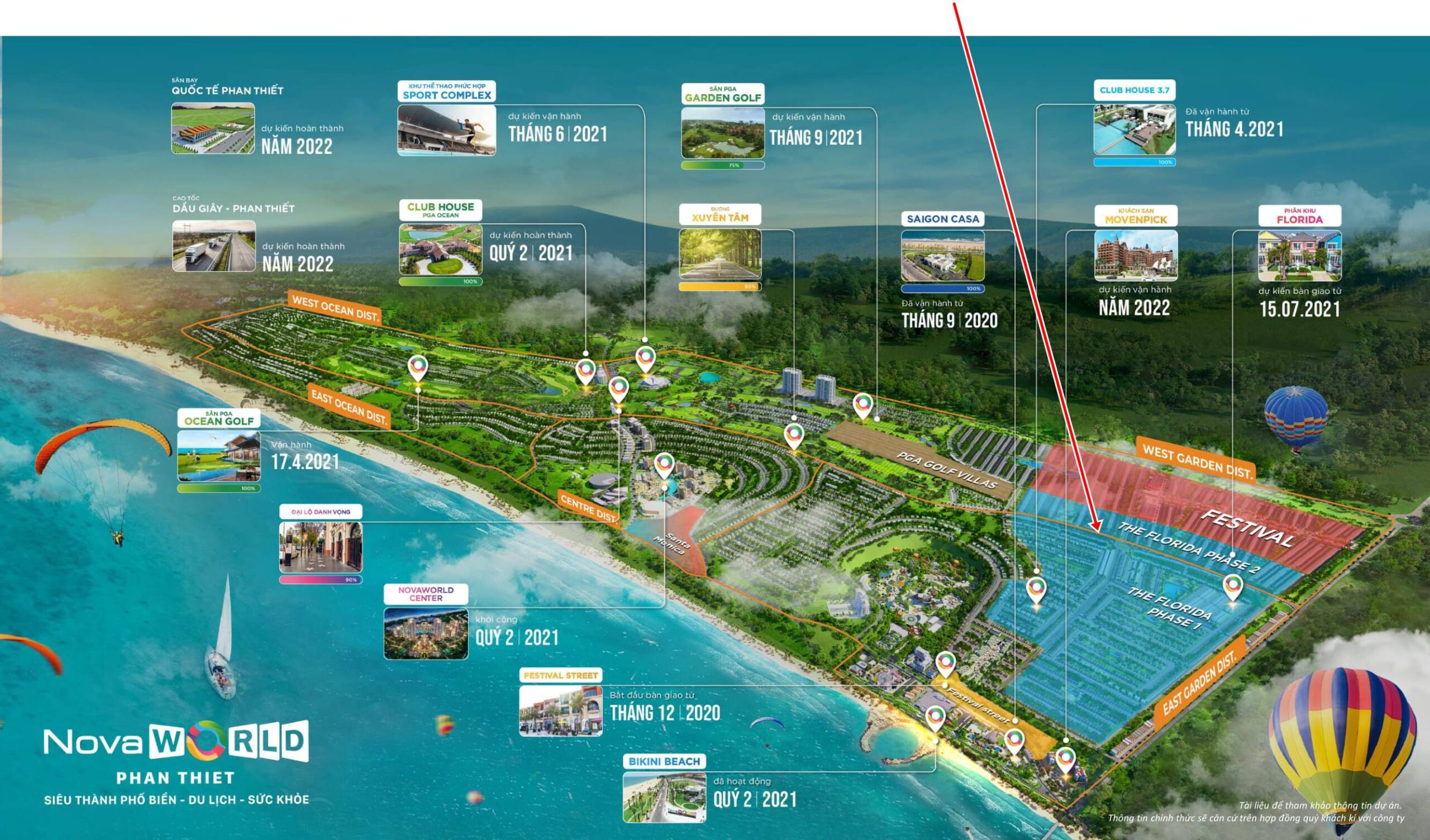 I.Vị trí căn Novaworld Phan Thiết Shophouse Florida 1 căn 1.6-3.03