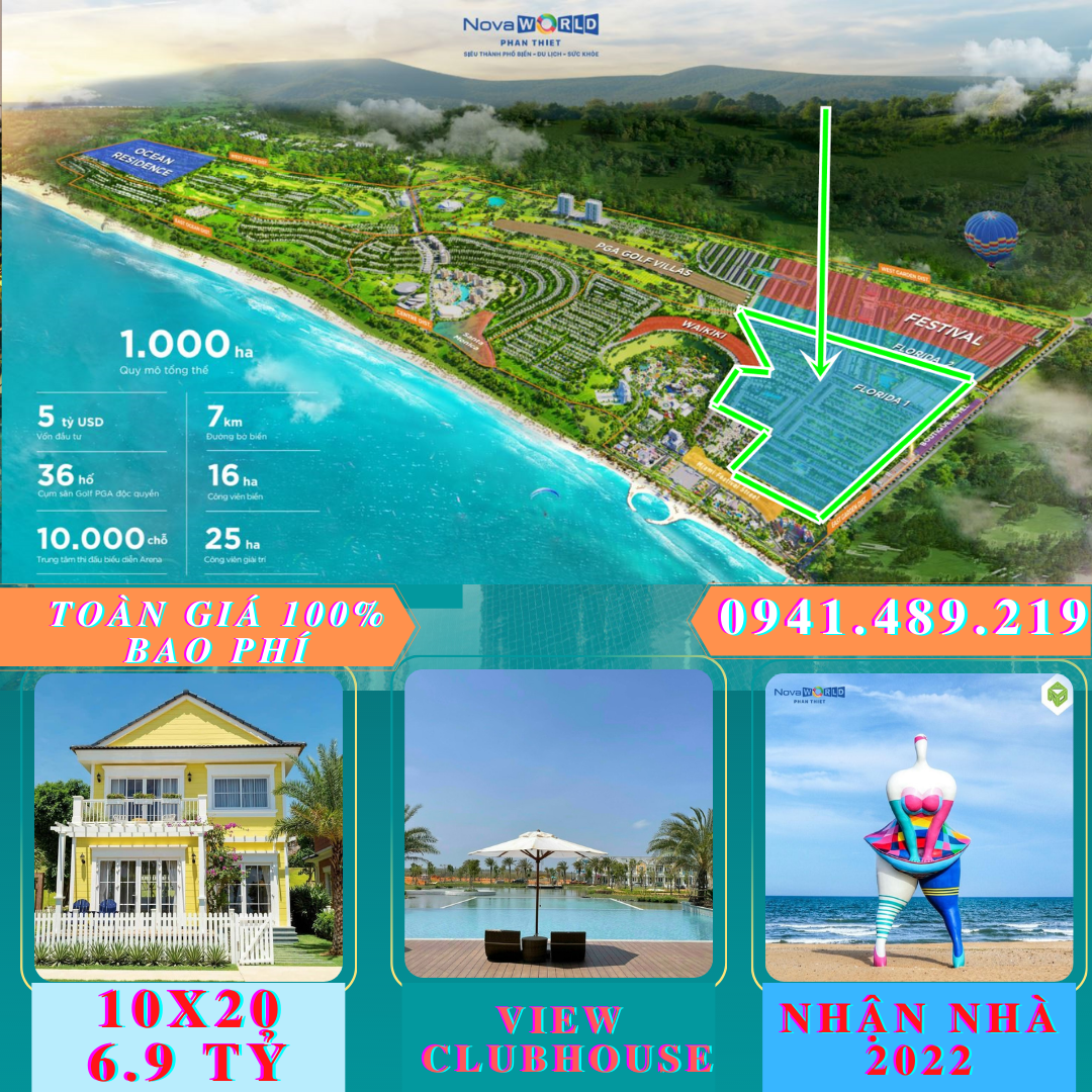 giá biệt thự đơn lập novaworld phan thiết