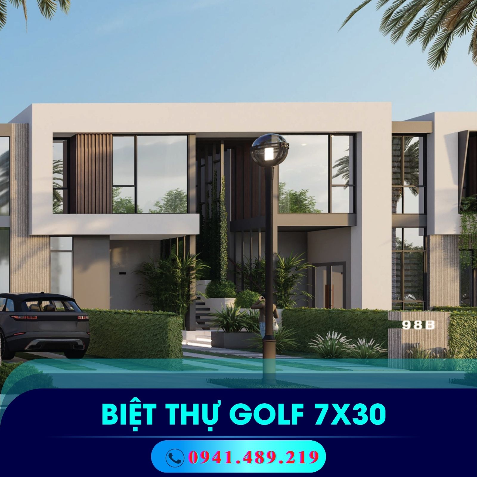 Mẫu nhà Biệt thự Golf 7x30