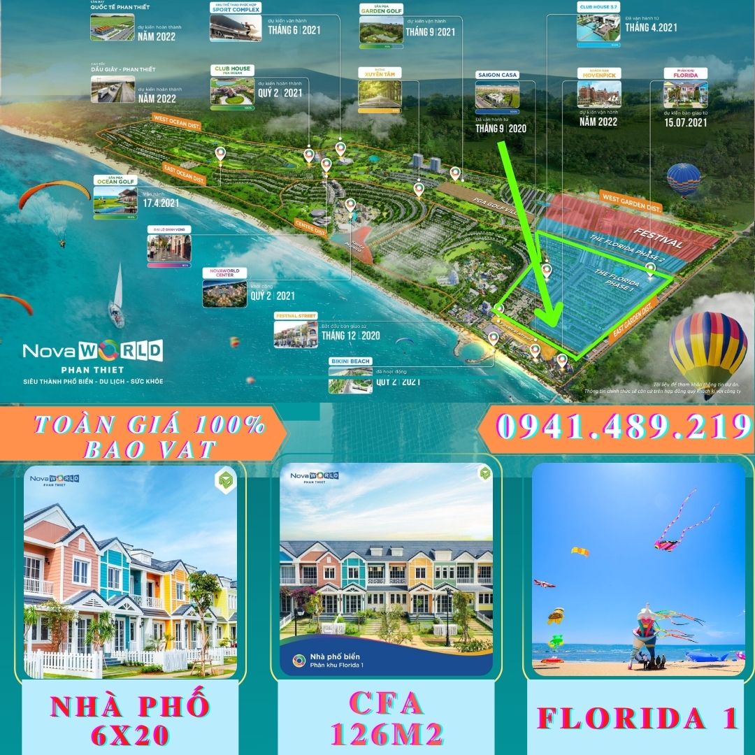 nhà phố Novaworld Phan Thiết