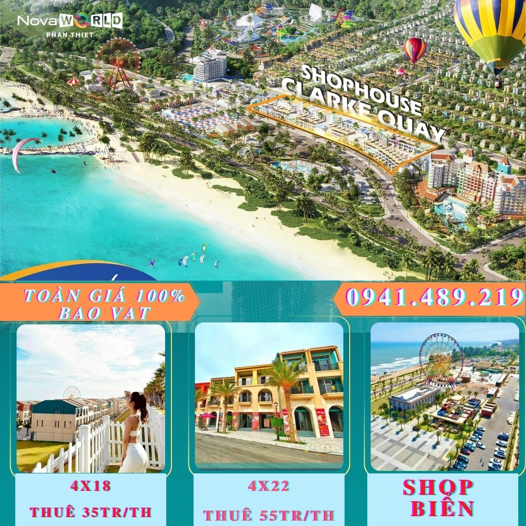Shophouse biển Novaworld Phan Thiết