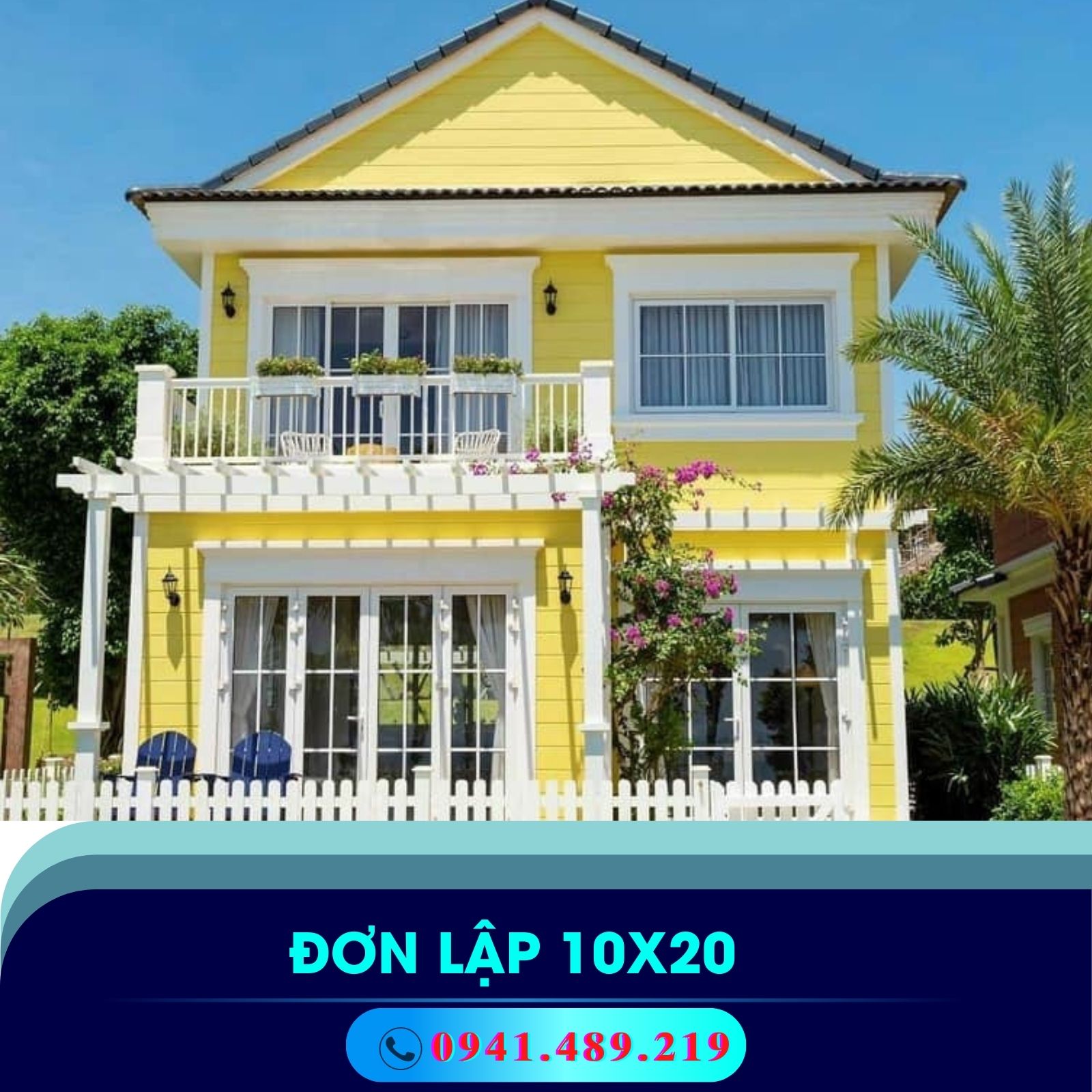 mẫu biệt thự đơn lập novaworld phan thiết 10x20