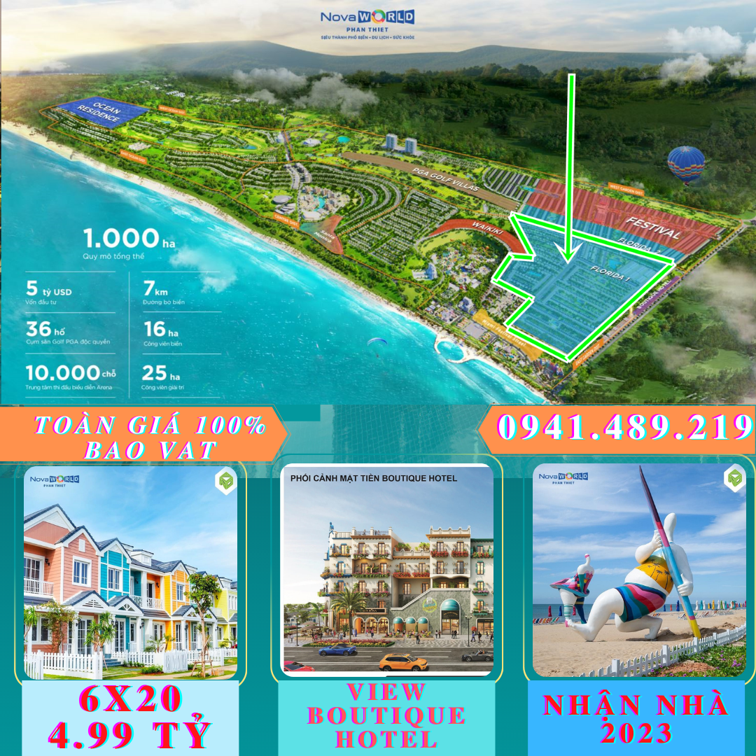 Giá chuyển nhượng nhà phố nvaworld phan thiết