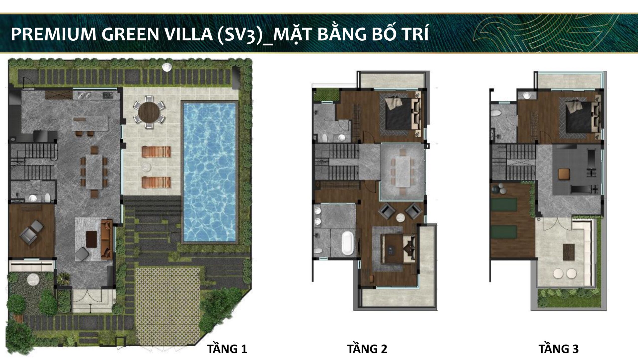 Thiết kế nội thất biệt thự aqua city