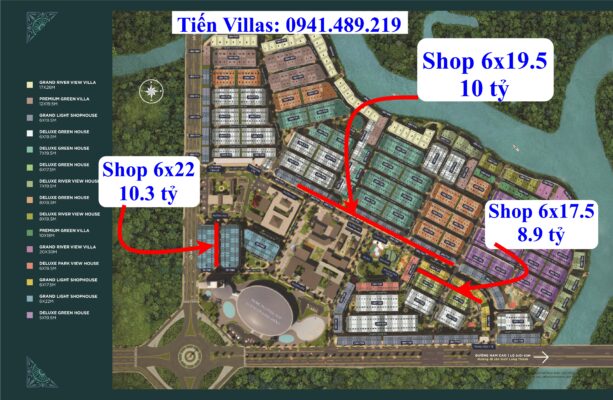 giá shophouse River park 2 Aqua City