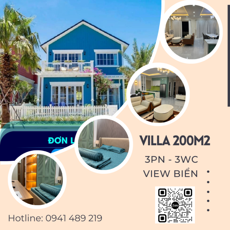 Cho thuê nhà villa biệt thự novaworld phan thiết