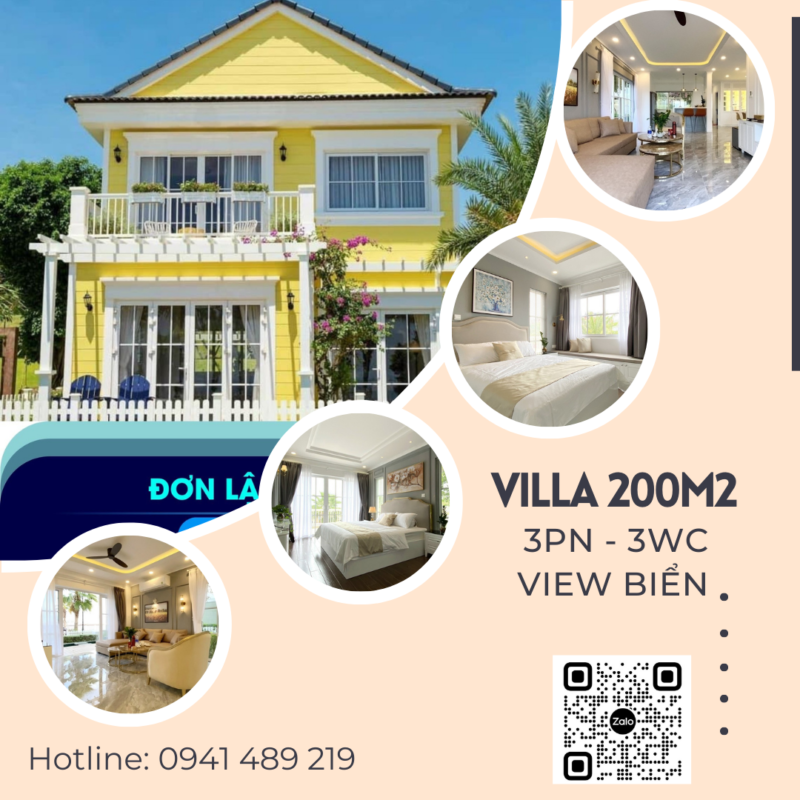 Cho thuê nhà villa biệt thự novaworld phan thiết