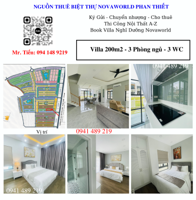 Cho thuê Villa novaworld phan thiết